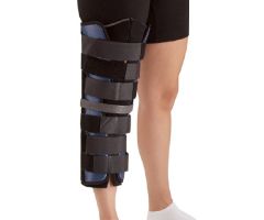 Knee Immobilizer PremierPro  Tri-Panel One Size Fits Most D-Ring / Hook and Loop Strap Closure 14 to 24 Inch Thigh Circumference 16 Inch Length Left or Right Knee
