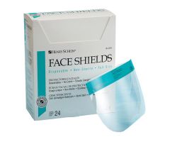 Protective Shield Pre-Assembled Clear / Blue Disposable 12 BX/CA