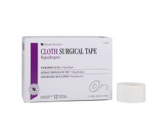Surgical Tape Cloth 1"x10yd White Non-Sterile 12/Bx