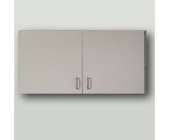CABINET, WALL W/1 SHLF W/LOCK & LATCH DRK CHERRY