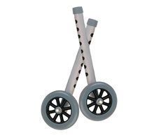 Drive Medical Walker Wheels for Universal Walker-5"-Gray