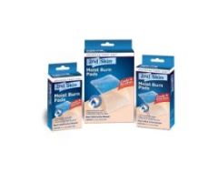 2nd Skin Moist Hydrogel Burn Pad 2x3" Sterile Pad Blue Tint Non-Absorbent 4/Bx