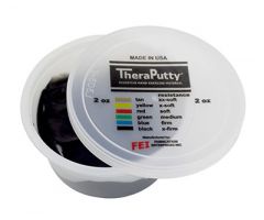 TheraPutty exercise putty, black, 2 ounce