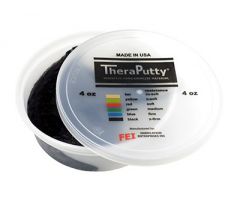 TheraPutty exercise putty, black, 4 ounce