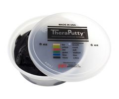 TheraPutty exercise putty, black, 6 ounce