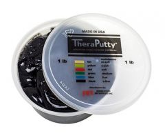 TheraPutty exercise putty, black, 1 pound