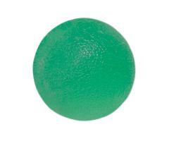 CanDo gel hand exercise ball, small, green, medium