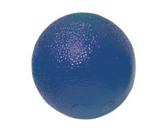 CanDo gel hand exercise ball, small, blue, firm