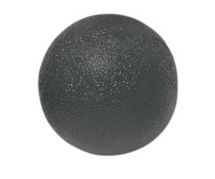 CanDo gel hand exercise ball, small, black, x-firm