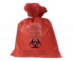 Biohazard Waste Bag Medegen Medical Products 3 - 4 gal. Red Polypropylene 14 X 19 Inch