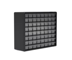 CABINET, STORAGE 64DRWR PLAS FRAME