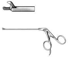 Arthroscopic Scissors Sklar 2.75 mm OR Grade Stainless Steel NonSterile Finger Ring Handle with Spring Angled Blunt Tip / Blunt Tip