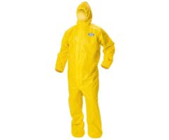 Coverall with Hood KleenGuard  A70 X-Large Yellow Disposable NonSterile
