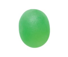 CanDo gel hand exercise ball, large egg, green, medium