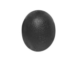 CanDo gel hand exercise ball, large egg, black, x-firm