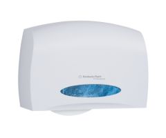 Toilet Tissue Dispenser K-C PROFESSIONAL White Plastic Manual Pull Jumbo Roll Wall Mount