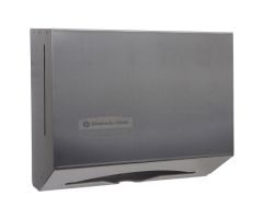 Paper Towel Dispenser K-C PROFESSIONAL SCOTTFOLD Silver Stainless Steel Manual Pull Wall Mount