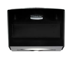 Paper Towel Dispenser K-C PROFESSIONAL SCOTTFOLD Smoke Plastic Manual Pull Wall Mount