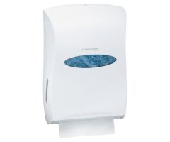 Paper Towel Dispenser K-C PROFESSIONAL White Plastic Manual Pull Wall Mount