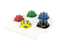 CanDo Digi-Squeeze hand/finger exerciser, 5 piece set w/stand, small