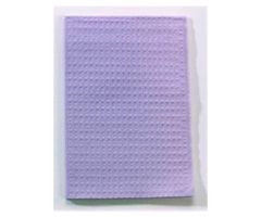 TIDI Ultimate Waffle Towel Bib 3 Ply T/P Bck 13 in x 18 in Lav Disposable 500/Ca