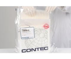 Cleanroom Wipe Amplitude Kappa Sterile LE ISO Class 5 White Sterile Polyester / Lyocell 9 X 9 Inch Disposable