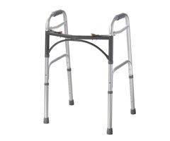 Drive Medical Deluxe Two Button Folding Walker
