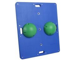 CanDo 15" x 18" wobble/rocker board, 2.5" height, blue