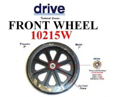 Wheel for 11053 Rollators and 10968 Wheelchairs