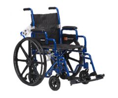 DynaRide Convertible - 18" x 16" w/ Detachable Desk Arm FR, Blue