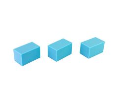 CanDo Hand Therapy Blocks, Blue (Medium), Pack of 3