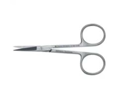 Iris Scissors Straight 3-1/2" Stainless Steel Sterile Ea
