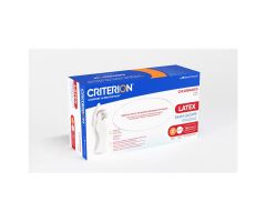 Criterion Latex Exam Gloves X-Small White Non-Sterile 100/Bx