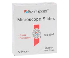 Frosted Microscope Slide 3x1" White 72/Bx