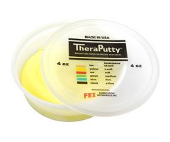 TheraPutty Plus antimicrobial exercise putty, yellow, 4 ounce