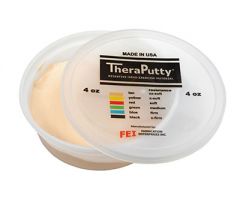 TheraPutty Plus antimicrobial exercise putty, tan, 6 ounce