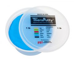 TheraPutty Plus antimicrobial exercise putty, blue, 1 pound