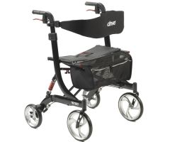 Nitro Rollator, HD, Black Bariatric Black