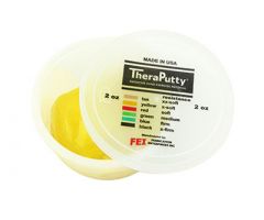 TheraPutty Glitter exercise putty, yellow sparkle, x-light, 2 ounce