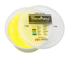 TheraPutty Scented exercise putty banana, yellow, x-light, 1 pound
