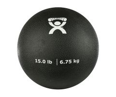 CanDo PT soft medicine ball, 15 pound (rebounder ball), black