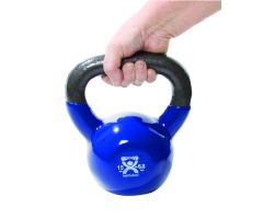 Kettlebell Vinyl Coated Weight Silver 25lb 11" Diameter-Out Of Stock