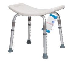 Shower Chair w/out Back, White