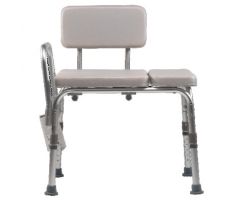 Padded Tub Transfer Bench, Gray, 1pc/bx