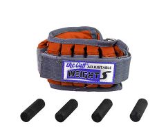 CanDo adjustable wrist weight, 4 lb, red, each