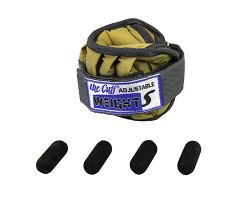 CanDo adjustable pediatric wrist weight, 2 lb, tan, each
