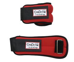 CanDo Weight Straps, 2 lb set (2 each: 1 lb weights)