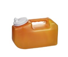24 Hour Urine Specimen Collection Container Urisafe 4-1/2 X 6-1/4 X 9-5/8 Inch Polyethylene 3,000 mL (101 oz.) Screw Cap Unprinted NonSterile