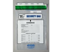 Patient Belongings Bag Health Care Logistics 9 X 12 Inch Polyethylene Tamper Evident Tape Closure Clear 1035418