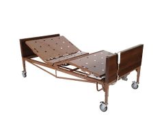 Bariatric Homecare Bed w/ Half Rail and Dynarest Plus Foam M, 42", 5 bx